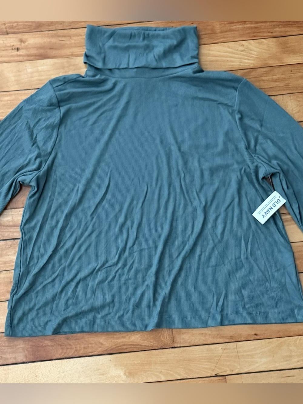 Old Navy Ribbed Turtleneck in Blue L NWT